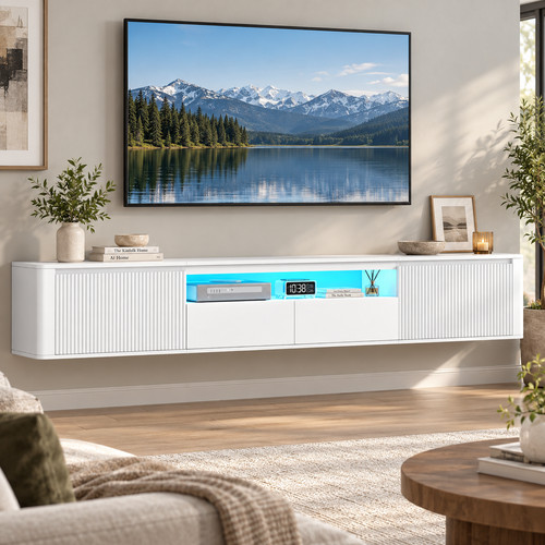 Floating stand white 180 - 180, cm